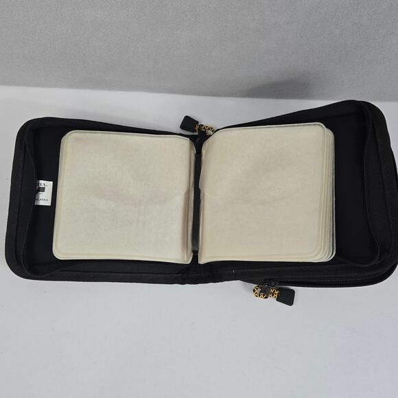 DVD/CD Soft Canvas Zippered Storage Case Soft Sleeve Holder for 24 DVD's or CD's - Picture 9 of 9